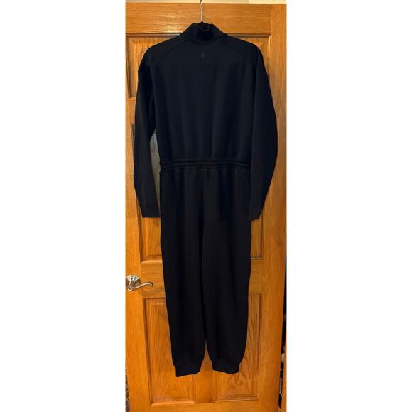 Zella Lift Off Black Long Sleeve Jumpsuit - Size Medium - Picture 6 of 6